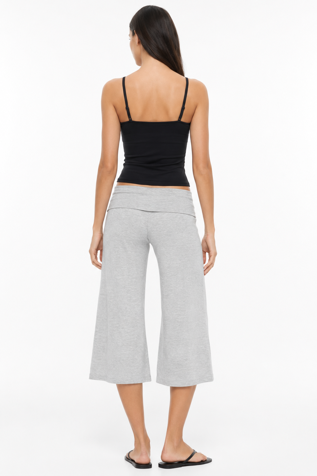 Foldover Capri Pants