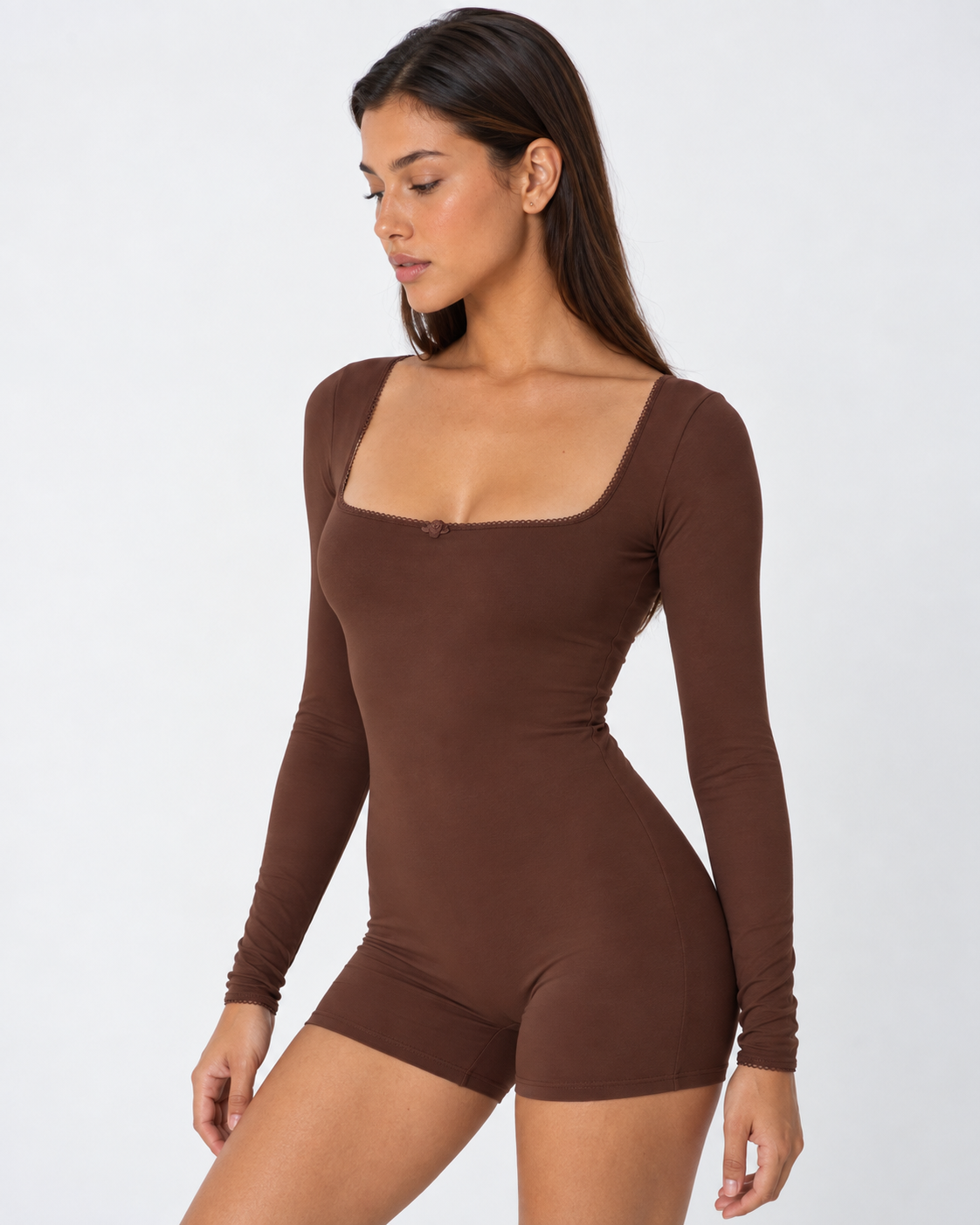 Soft Girl Long Sleeve Romper
