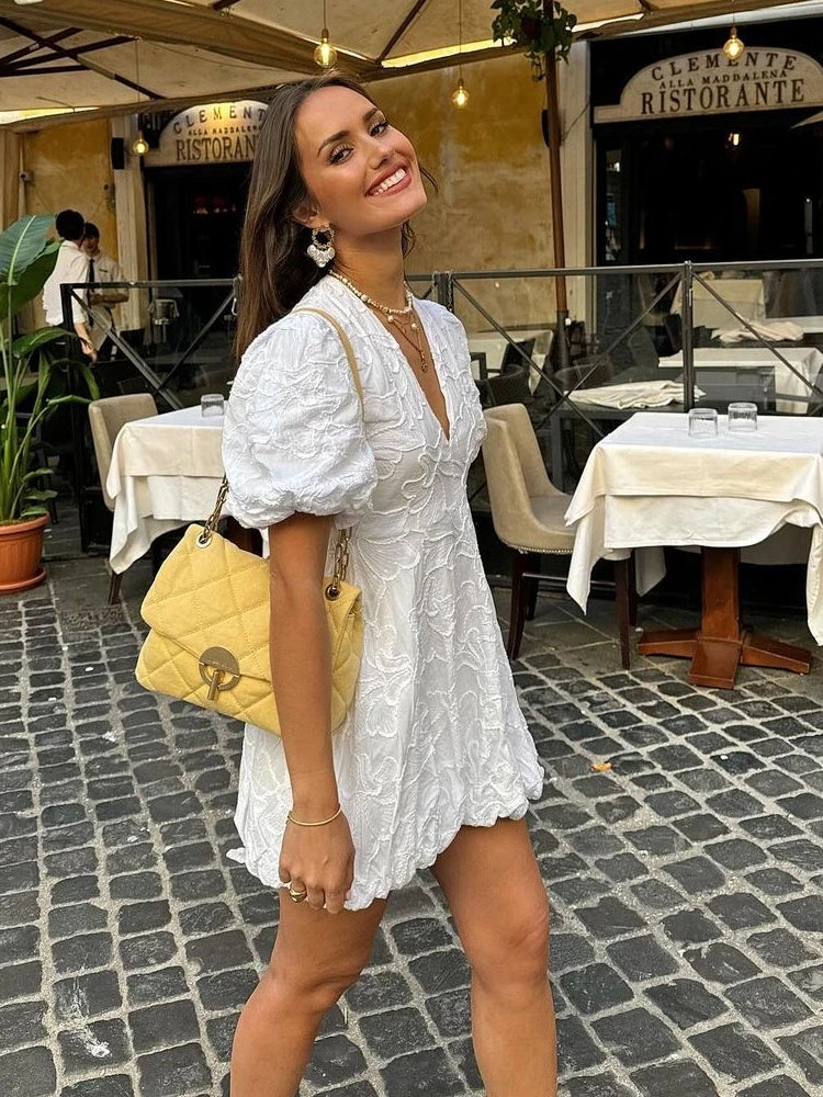 ARIA | Puff Mini Dress