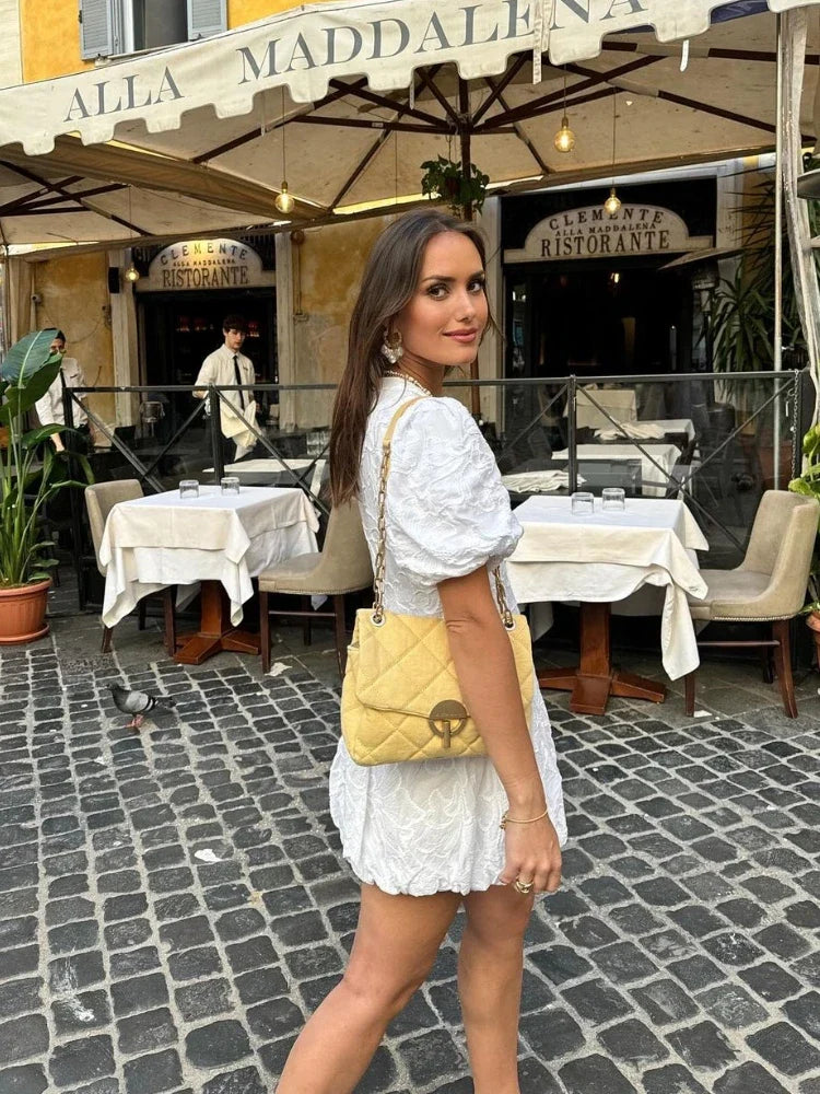 ARIA | Puff Mini Dress